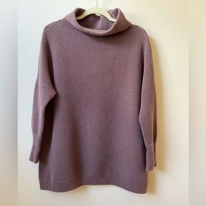 Free People Ottoman Slouchy Tunic Sweater Dress in Nutmeg